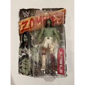 WWE Wrestling Zombies Seth Rollins Action Figure Damaged Box